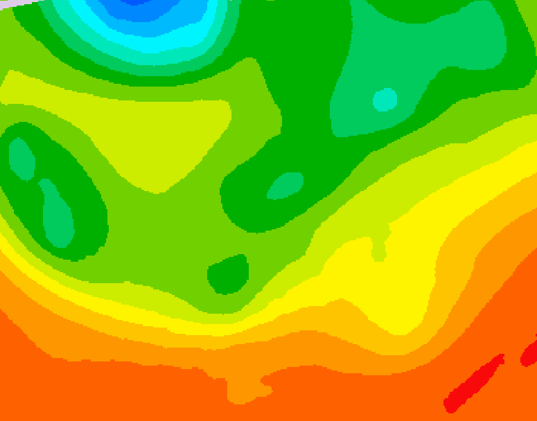 GDPS 500 millibar geopotential height 240 hour forecast chart for Canada based on 2026/06/18 0000Z data
