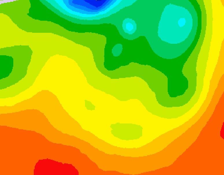 GDPS 500 millibar geopotential height 156 hour forecast chart for Canada based on 2026/06/18 1200Z data