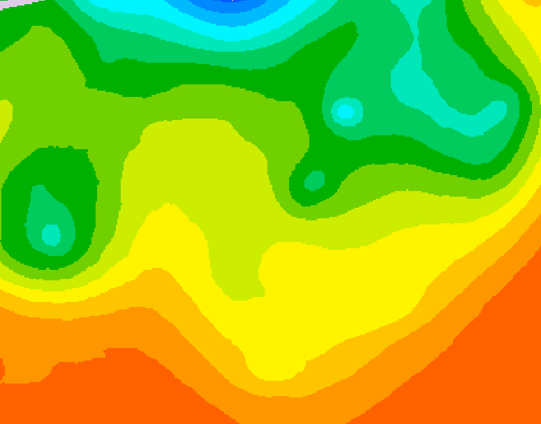 GDPS 500 millibar geopotential height 192 hour forecast chart for Canada based on 2026/06/18 1200Z data