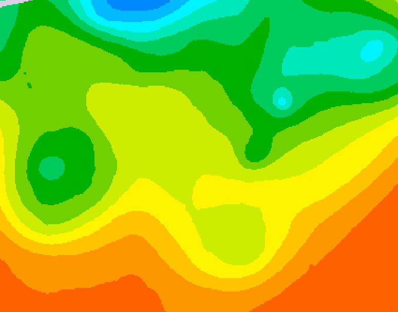 GDPS 500 millibar geopotential height 216 hour forecast chart for Canada based on 2026/06/18 1200Z data