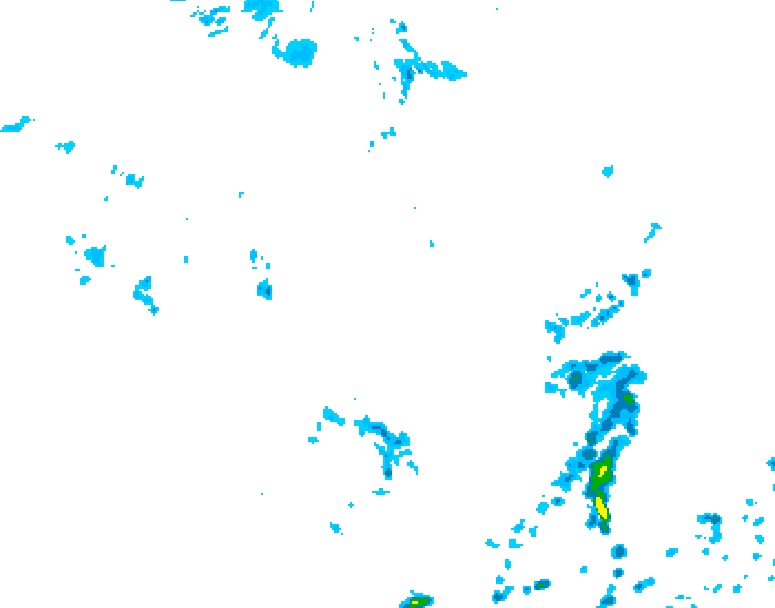 GDPS precipitation 138 hour forecast chart for Canada based on 2026/06/18 0000Z data
