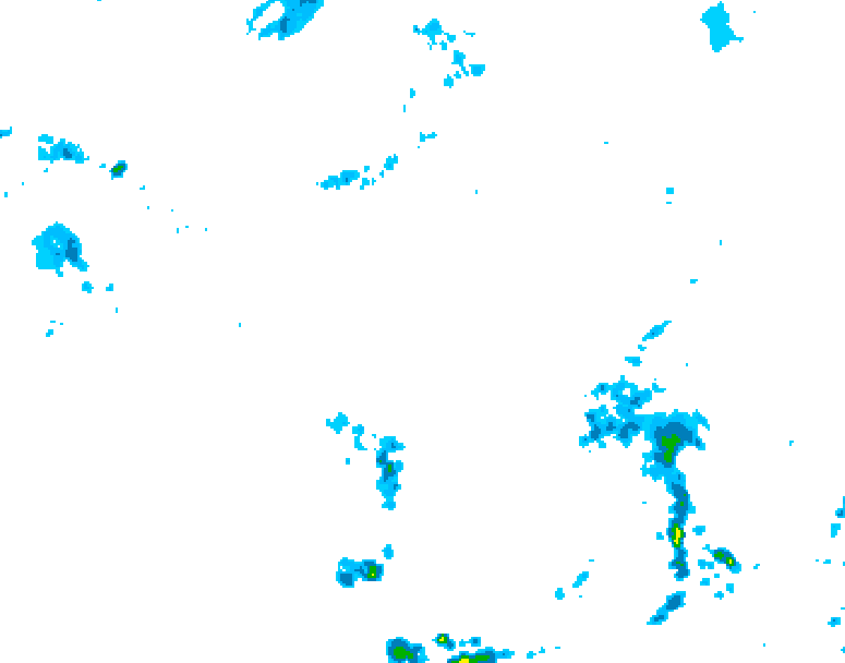 GDPS precipitation 120 hour forecast chart for Canada based on 2026/06/18 1200Z data