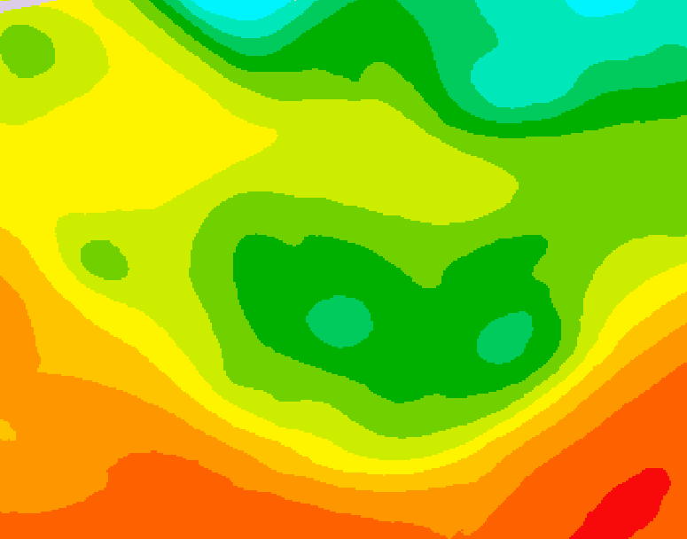 GDPS 500 millibar geopotential height 006 hour forecast chart for Canada based on 2026/06/19 0000Z data