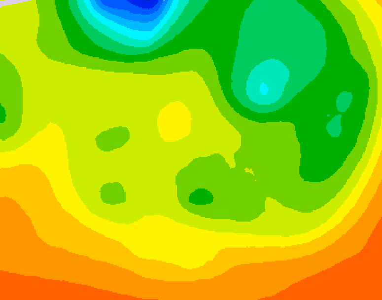GDPS 500 millibar geopotential height 066 hour forecast chart for Canada based on 2026/06/19 0000Z data