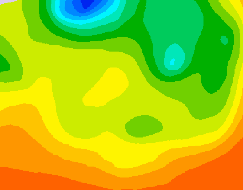 GDPS 500 millibar geopotential height 078 hour forecast chart for Canada based on 2026/06/19 0000Z data