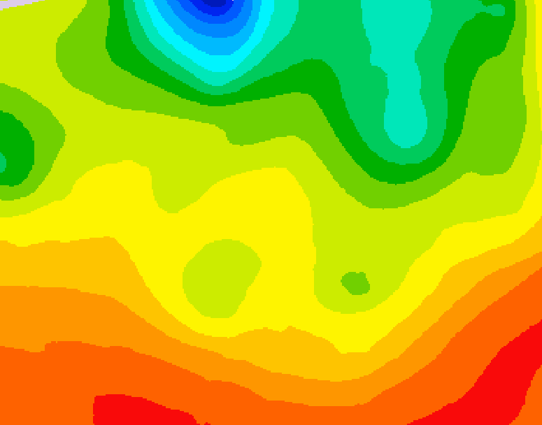 GDPS 500 millibar geopotential height 102 hour forecast chart for Canada based on 2026/06/19 0000Z data