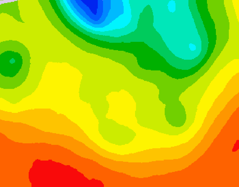 GDPS 500 millibar geopotential height 126 hour forecast chart for Canada based on 2026/06/19 0000Z data