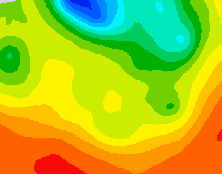 GDPS 500 millibar geopotential height 132 hour forecast chart for Canada based on 2026/06/19 0000Z data