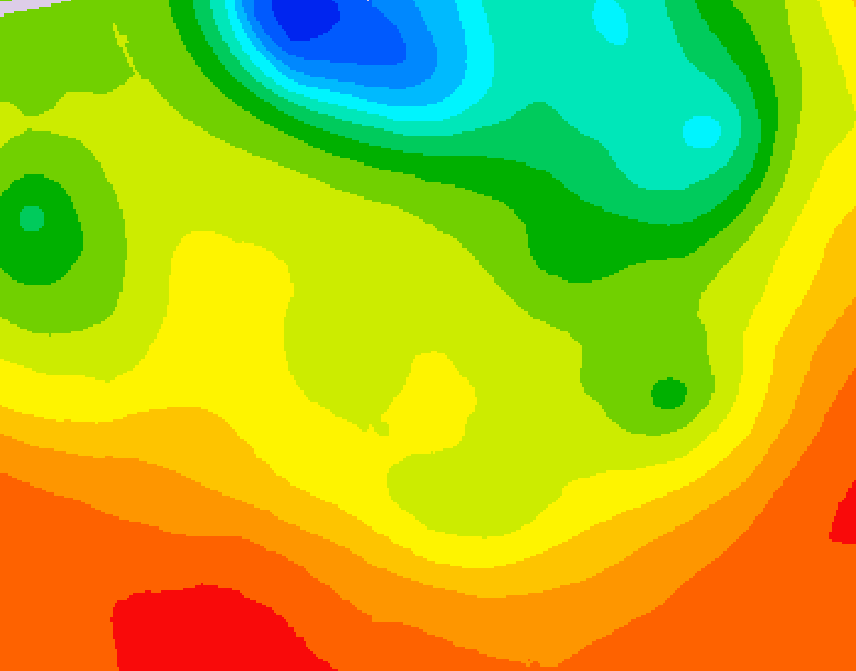GDPS 500 millibar geopotential height 138 hour forecast chart for Canada based on 2026/06/19 0000Z data