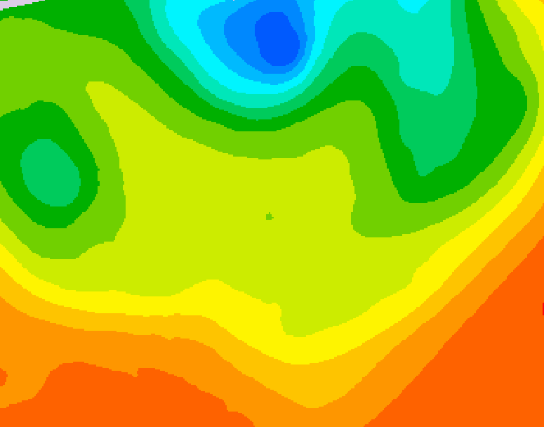 GDPS 500 millibar geopotential height 180 hour forecast chart for Canada based on 2026/06/19 0000Z data