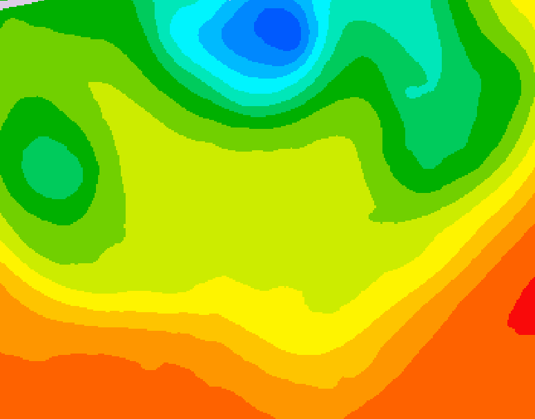 GDPS 500 millibar geopotential height 186 hour forecast chart for Canada based on 2026/06/19 0000Z data