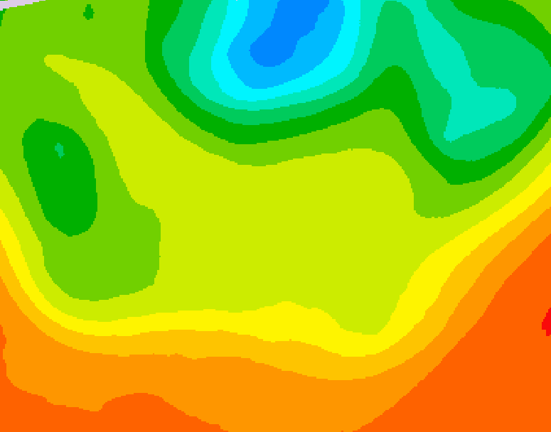GDPS 500 millibar geopotential height 204 hour forecast chart for Canada based on 2026/06/19 0000Z data