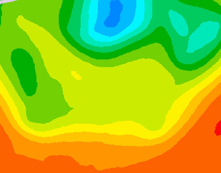 GDPS 500 millibar geopotential height 210 hour forecast chart for Canada based on 2026/06/19 0000Z data