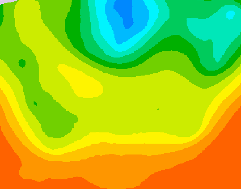 GDPS 500 millibar geopotential height 222 hour forecast chart for Canada based on 2026/06/19 0000Z data