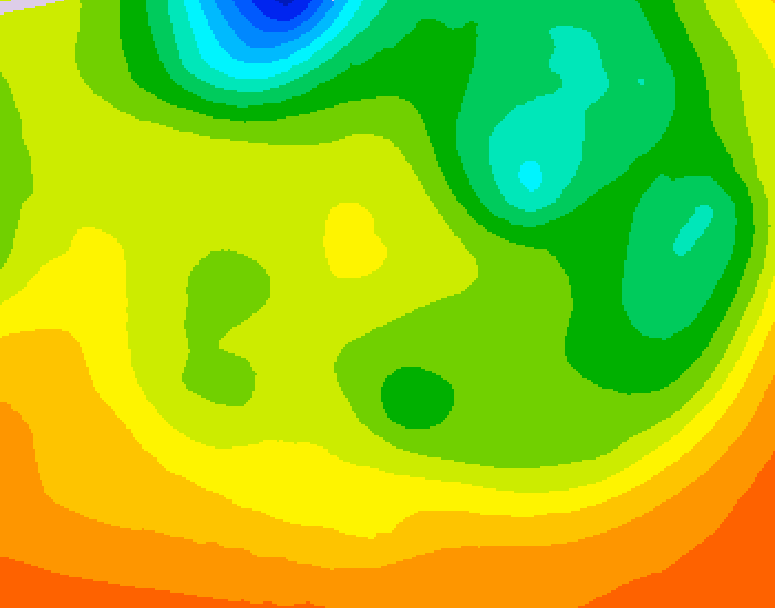 GDPS 500 millibar geopotential height 048 hour forecast chart for Canada based on 2026/06/19 1200Z data