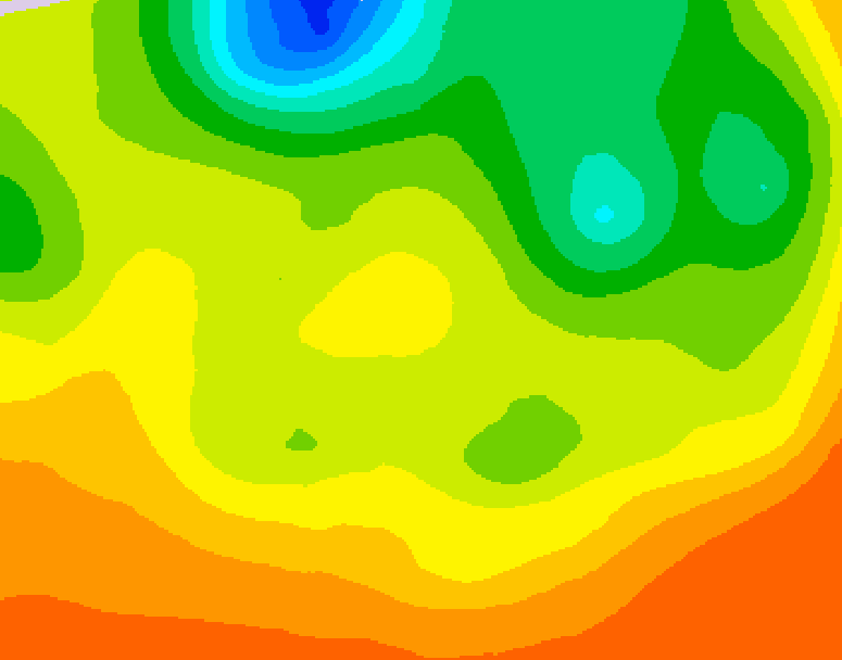 GDPS 500 millibar geopotential height 072 hour forecast chart for Canada based on 2026/06/19 1200Z data