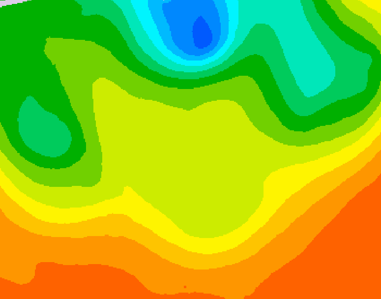 GDPS 500 millibar geopotential height 168 hour forecast chart for Canada based on 2026/06/19 1200Z data