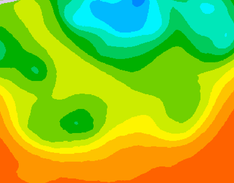 GDPS 500 millibar geopotential height 216 hour forecast chart for Canada based on 2026/06/19 1200Z data