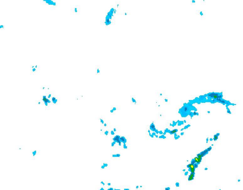GDPS precipitation 018 hour forecast chart for Canada based on 2026/06/19 0000Z data