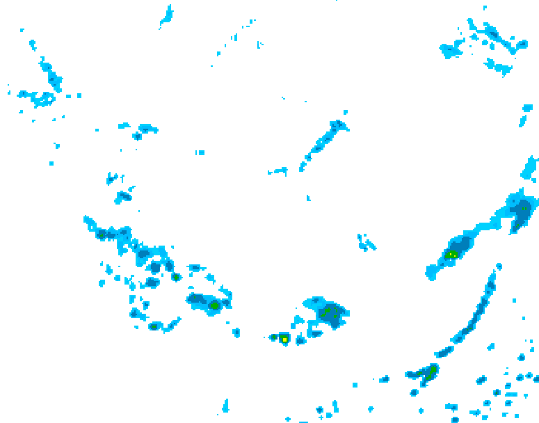 GDPS precipitation 228 hour forecast chart for Canada based on 2026/06/19 0000Z data