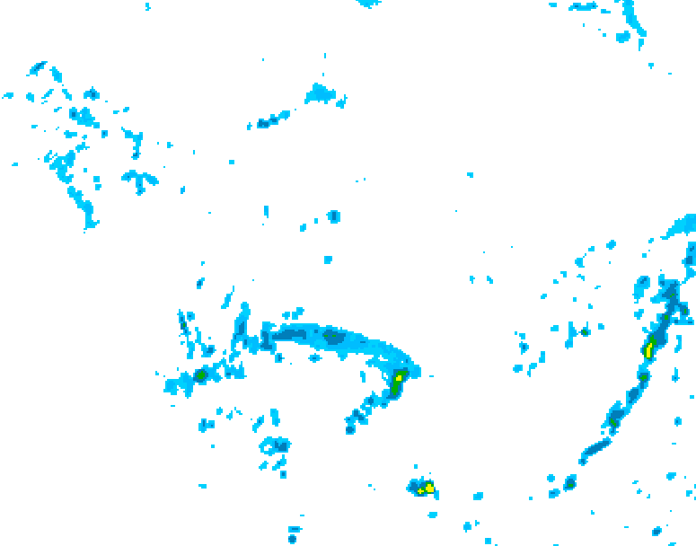 GDPS precipitation 228 hour forecast chart for Canada based on 2026/06/19 1200Z data