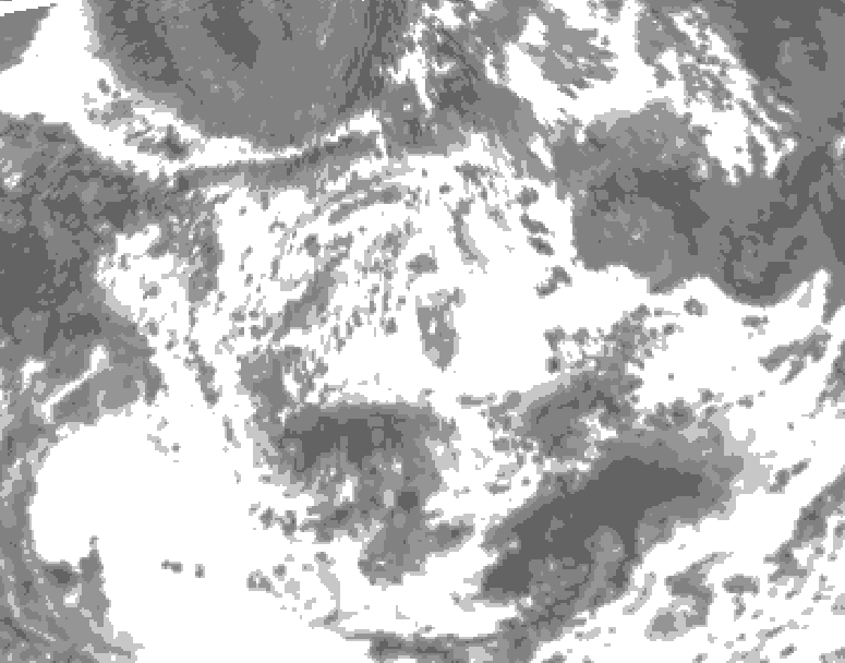 GDPS total cloud 096 hour forecast chart for Canada based on 2026/06/19 0000Z data