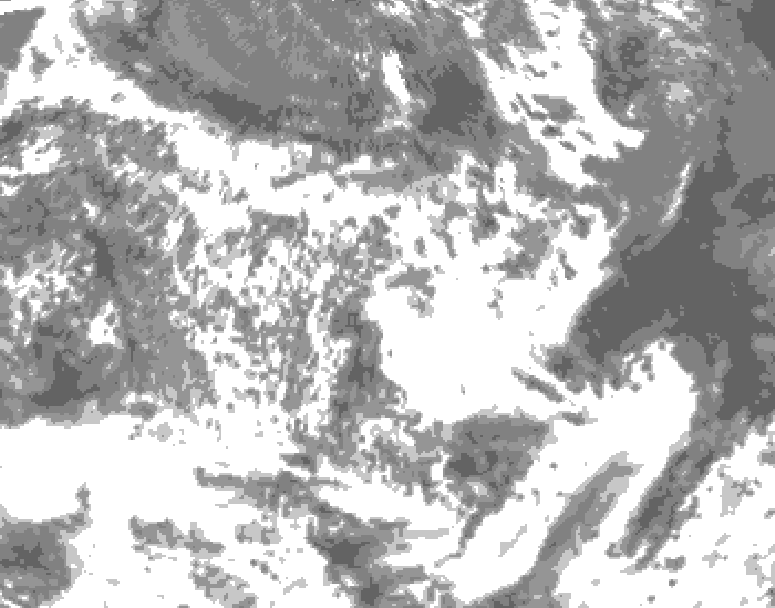 GDPS total cloud 144 hour forecast chart for Canada based on 2026/06/19 0000Z data