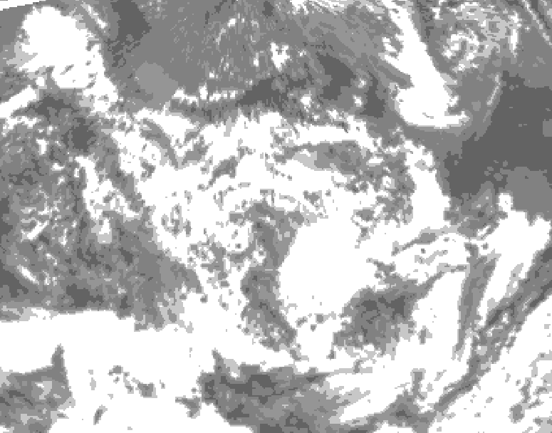 GDPS total cloud 162 hour forecast chart for Canada based on 2026/06/19 0000Z data