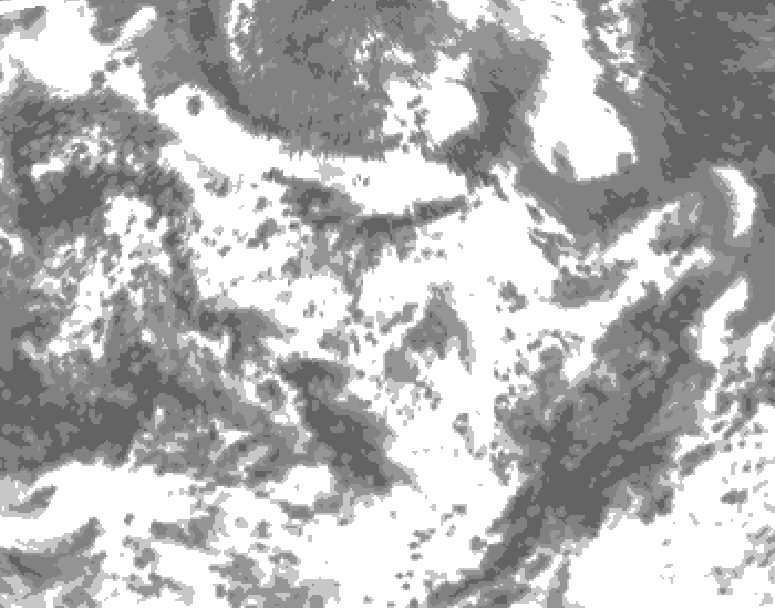 GDPS total cloud 198 hour forecast chart for Canada based on 2026/06/19 0000Z data
