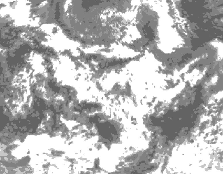 GDPS total cloud 204 hour forecast chart for Canada based on 2026/06/19 0000Z data