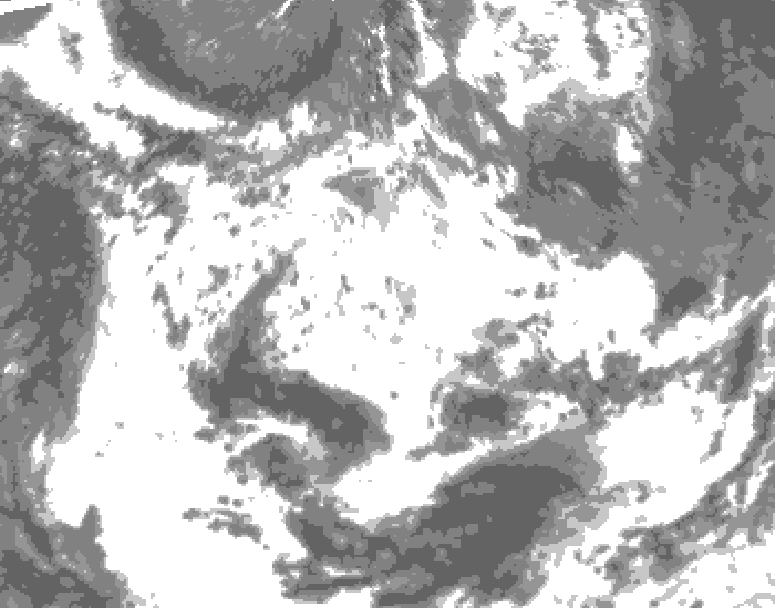 GDPS total cloud 072 hour forecast chart for Canada based on 2026/06/19 1200Z data