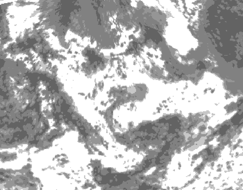 GDPS total cloud 168 hour forecast chart for Canada based on 2026/06/19 1200Z data