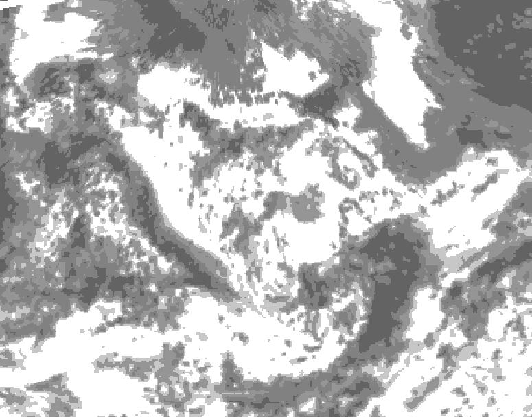GDPS total cloud 180 hour forecast chart for Canada based on 2026/06/19 1200Z data