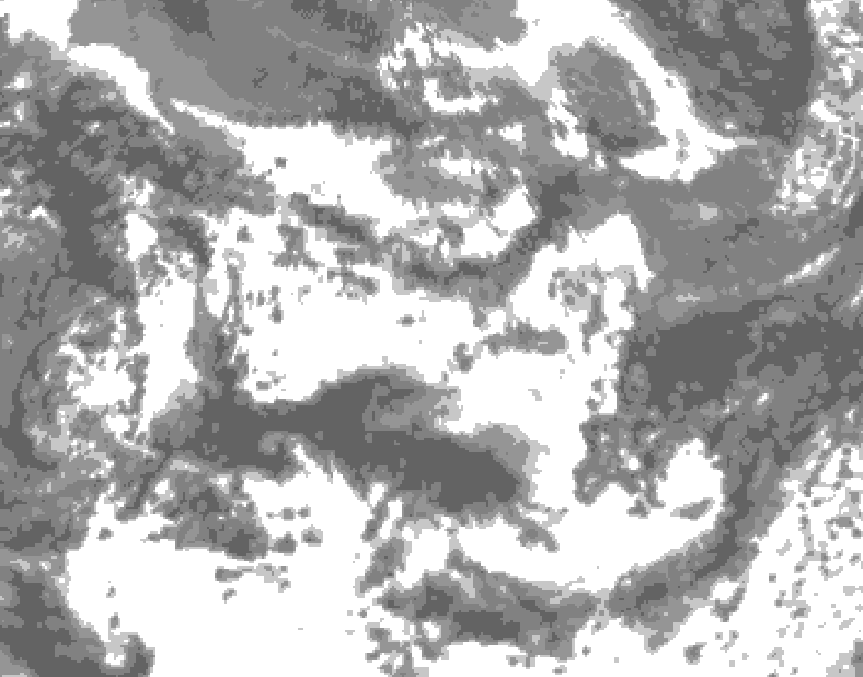 GDPS total cloud 216 hour forecast chart for Canada based on 2026/06/19 1200Z data