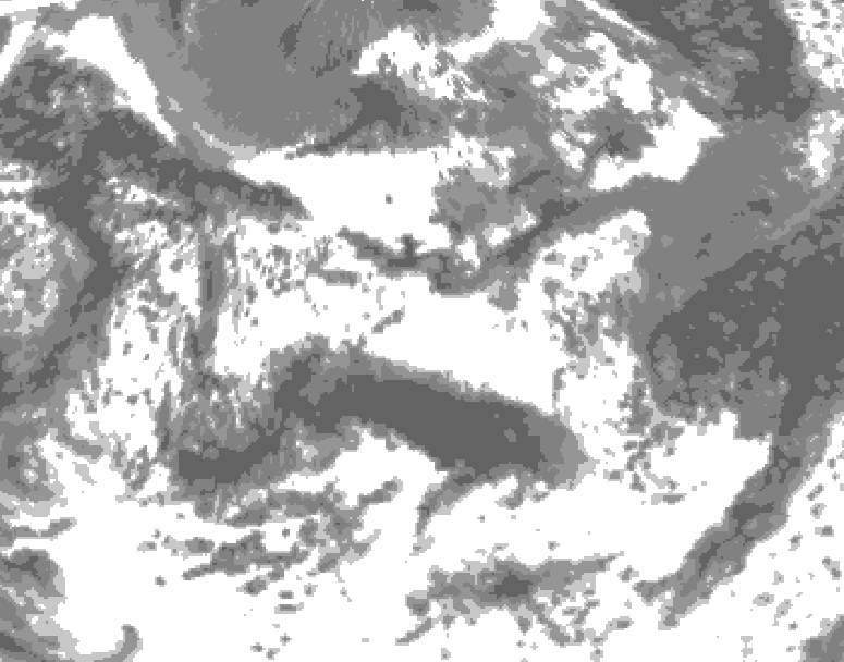 GDPS total cloud 228 hour forecast chart for Canada based on 2026/06/19 1200Z data