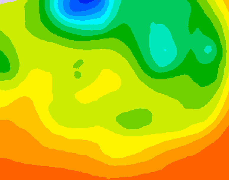 GDPS 500 millibar geopotential height 054 hour forecast chart for Canada based on 2026/06/20 0000Z data