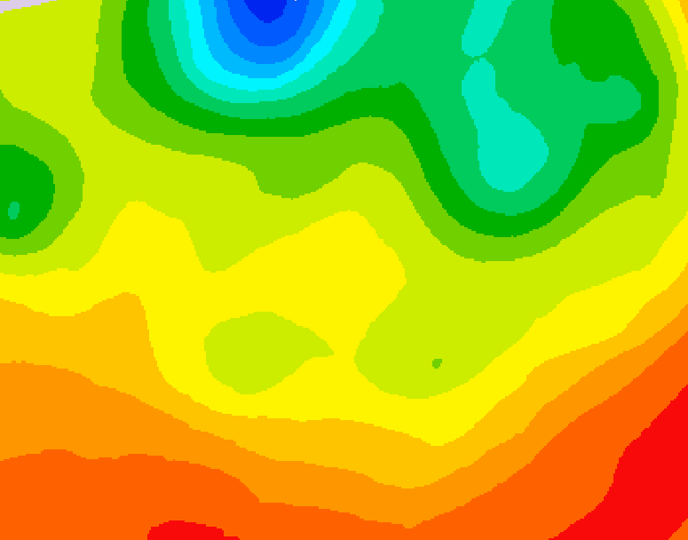 GDPS 500 millibar geopotential height 072 hour forecast chart for Canada based on 2026/06/20 0000Z data