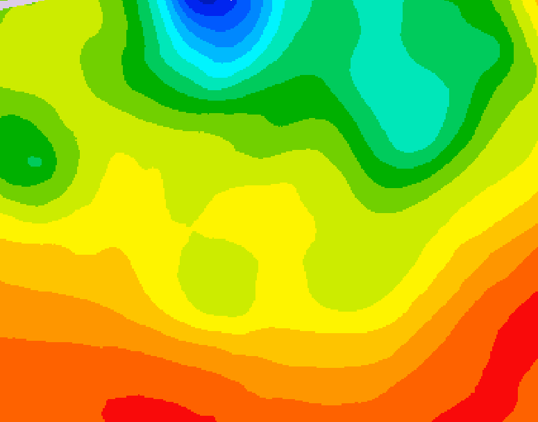 GDPS 500 millibar geopotential height 084 hour forecast chart for Canada based on 2026/06/20 0000Z data
