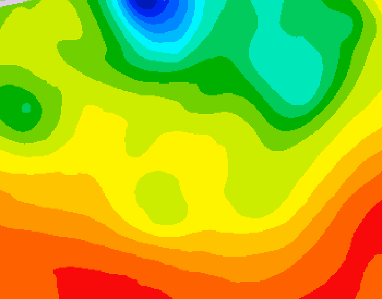 GDPS 500 millibar geopotential height 090 hour forecast chart for Canada based on 2026/06/20 0000Z data
