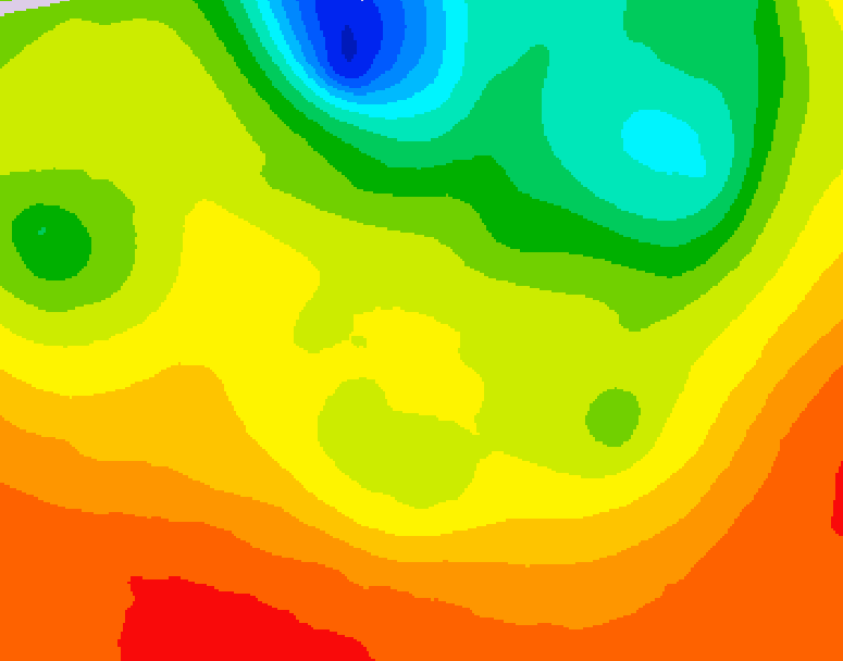 GDPS 500 millibar geopotential height 102 hour forecast chart for Canada based on 2026/06/20 0000Z data