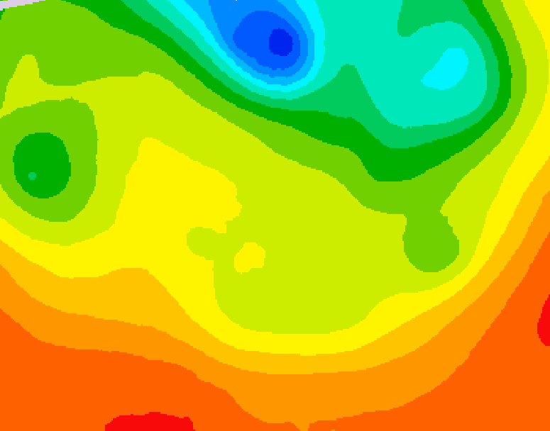 GDPS 500 millibar geopotential height 120 hour forecast chart for Canada based on 2026/06/20 0000Z data