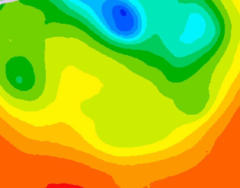 GDPS 500 millibar geopotential height 126 hour forecast chart for Canada based on 2026/06/20 0000Z data