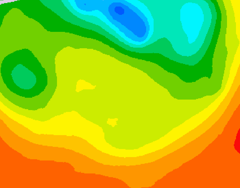 GDPS 500 millibar geopotential height 138 hour forecast chart for Canada based on 2026/06/20 0000Z data