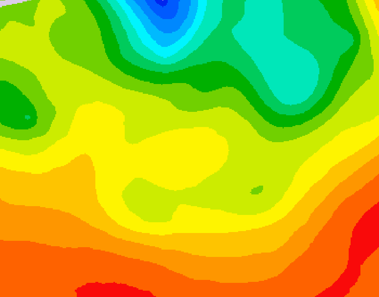GDPS 500 millibar geopotential height 072 hour forecast chart for Canada based on 2026/06/20 1200Z data