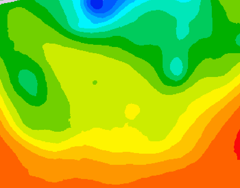 GDPS 500 millibar geopotential height 156 hour forecast chart for Canada based on 2026/06/20 1200Z data