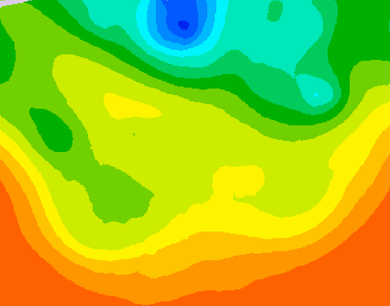 GDPS 500 millibar geopotential height 180 hour forecast chart for Canada based on 2026/06/20 1200Z data