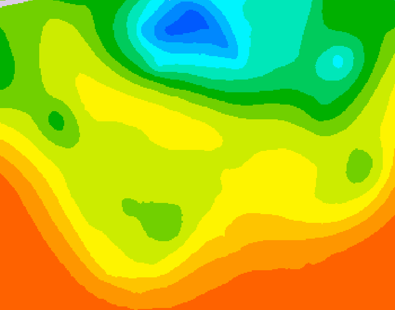 GDPS 500 millibar geopotential height 204 hour forecast chart for Canada based on 2026/06/20 1200Z data