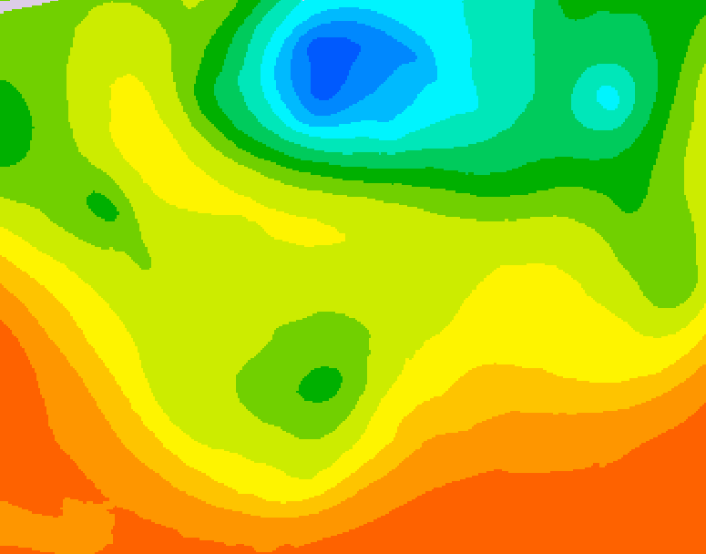 GDPS 500 millibar geopotential height 216 hour forecast chart for Canada based on 2026/06/20 1200Z data