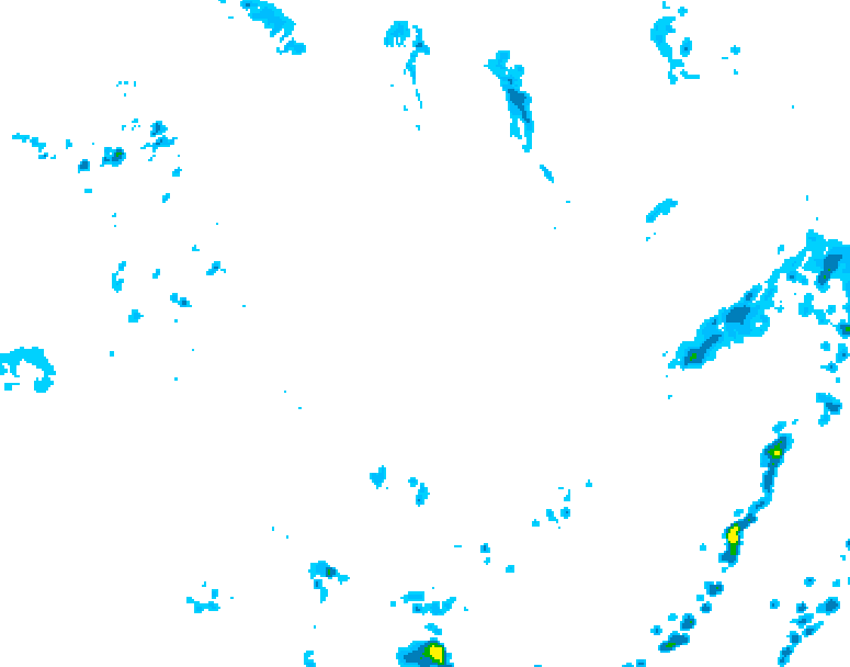 GDPS precipitation 126 hour forecast chart for Canada based on 2026/06/20 0000Z data