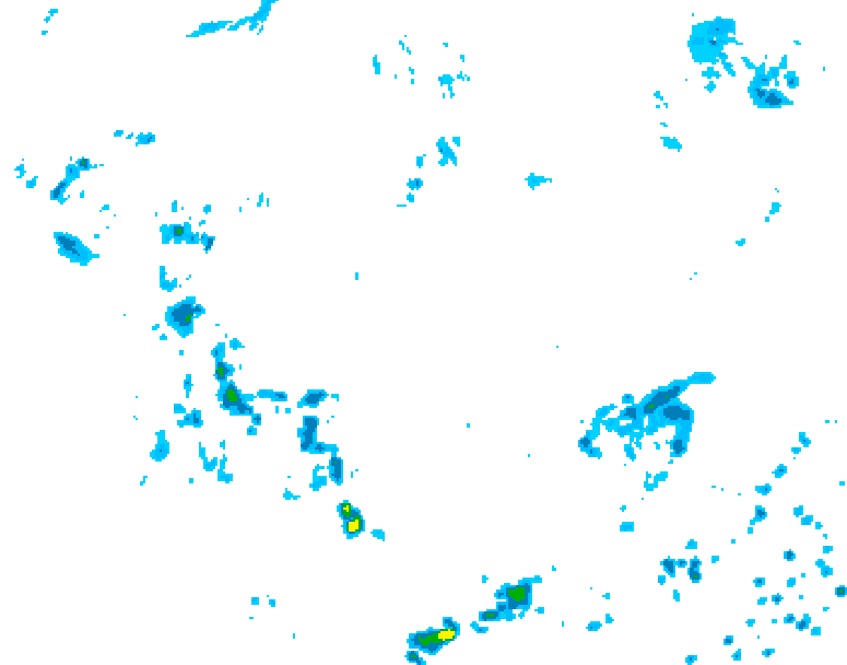 GDPS precipitation 174 hour forecast chart for Canada based on 2026/06/20 0000Z data
